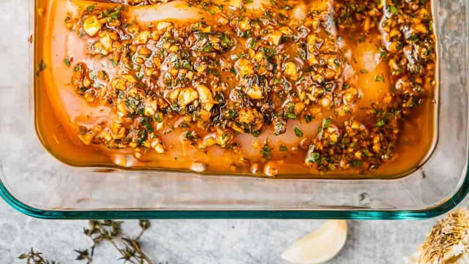 Zesty Greek Chicken Marinade with Fresh Herbs and Lemon