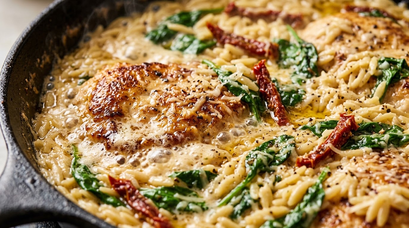 Ultra close-up macro food photography of creamy slow cooker chicken pot pie filling bubbling hot crowned with golden flaky buttermilk biscuits
